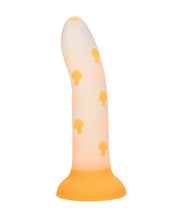 Load image into Gallery viewer, Illuminated Mushroom Delight: Glow-in-the-Dark Silicone Dildo with Suction Cup - Orange
