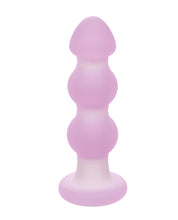 Load image into Gallery viewer, Lavender Haze Beaded Anal Probe - Lavender/White
