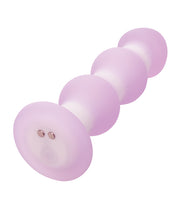 Load image into Gallery viewer, Lavender Haze Beaded Anal Probe - Lavender/White
