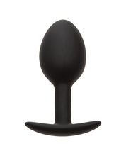 Load image into Gallery viewer, Weighted Silicone Anal Plug - Black
