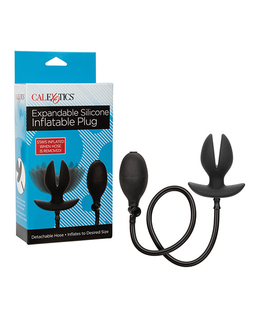 Plug anal gonflable en silicone extensible