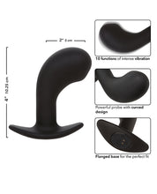 Load image into Gallery viewer, Rock Bottom Curved Prostate Probe - Black
