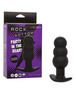 Rock Bottom Beaded Anal Probe - Negru