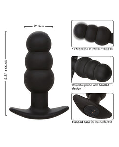 Rock Bottom Beaded Anal Probe - Negru