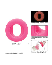 Load image into Gallery viewer, Glow-in-the-Dark Slop Top Filthy Luv Pleasure Stroker - Pink
