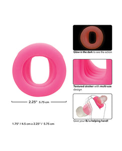 Glow-in-the-Dark Slop Top Filthy Luv Pleasure Stroker - Pink