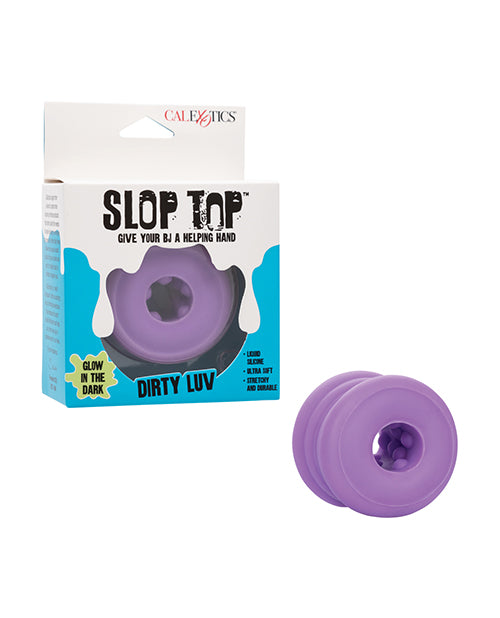 Luminous Purple Slop Top Dirty Luv Stroker for Enhanced Pleasure