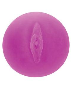 Pure Skin® Pleasure: Livagtig Lilla Pussy Ball Masturbator