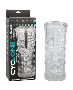 Stroker de Ação Dupla Cyclone XL - Transparente