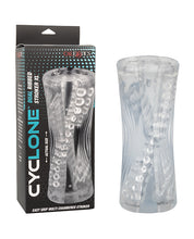 Load image into Gallery viewer, Cyclone XL Dual Chamber Ribbed Stroker - Clear
