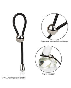 E-z Cinch Silicone Lasso - Black