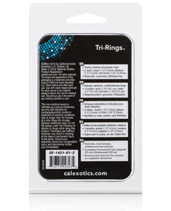 Tri-Size Rubber Rings Set for Medium Large X-Large Use