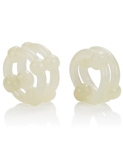 Glow-in-the-Dark Double Stack Silicone Rings for Fun Wear