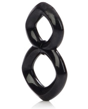 Load image into Gallery viewer, Crazy 8 Enhancer Double Cock Ring - Black
