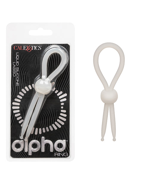 Liquid Silicone Lasso Cock Ring by Alpha for Ultimate Comfort