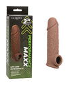 Extensor de penis realist de 7 inch Ultimate, maro