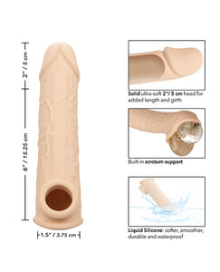 Ultimate Performance 8" Life-Like Penis Extender - Ivory