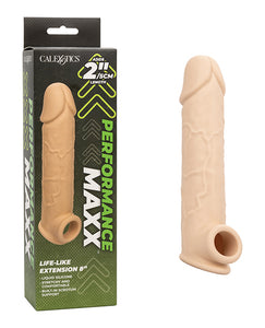 Extensor de penis realist de 8 inci Ultimate Performance Ivory