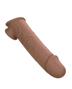 Ultimate Length Enhancer 8 Inch Realistic Penis Extension Brown