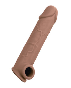 Ultimate Length Enhancer 8 Inch Realistic Penis Extension Brown