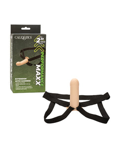 Ultimate Pleasure Extension with Harness - Ivory Enhancer