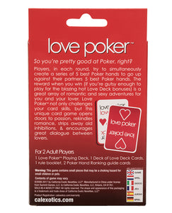 Jeu de poker d'amour