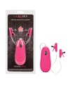 Heated Vibrating Nipple Clamps for Intense Pleasure - Pink