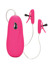 Load image into Gallery viewer, Heated Vibrating Nipple Clamps for Intense Pleasure Pink
