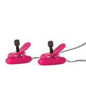 Load image into Gallery viewer, Heated Vibrating Nipple Clamps for Intense Pleasure Pink
