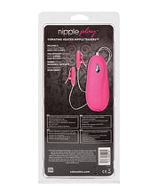 Load image into Gallery viewer, Heated Vibrating Nipple Clamps for Intense Pleasure Pink
