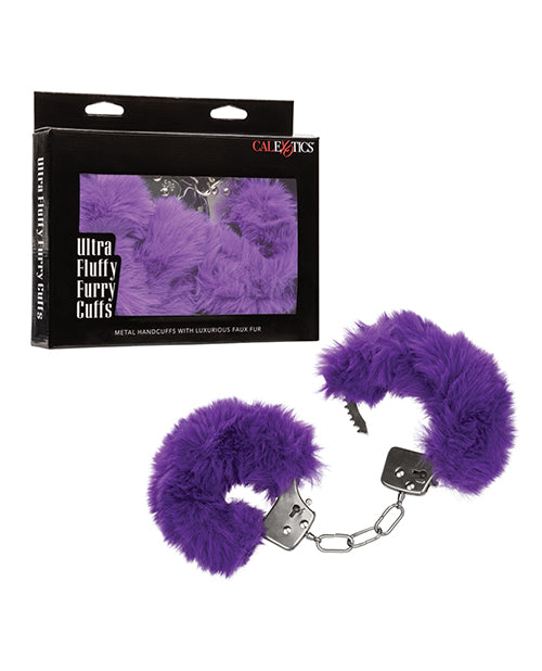 Plush Purple Furry Cuffs for Comfort and Fun Wear