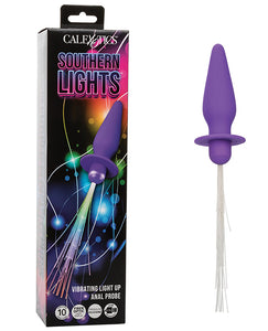 Southern Lights Genopladelig Vibrerende Light Up Anal Probe