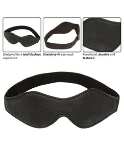 Nocturnal Collection Adjustable Comfort Eye Mask - Black