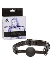 Charger l&#39;image dans la visionneuse de la galerie, Boule de gag en silicone Midnight Fantasy - Noir pour le jeu sensoriel
