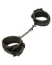 Load image into Gallery viewer, Nocturnal Adventure Adjustable Ankle Restraints Onyx Black
