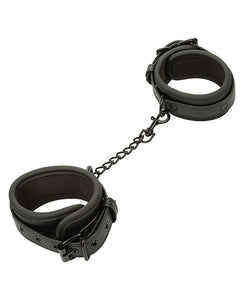 Nocturnal Adventure Adjustable Ankle Restraints Onyx Black