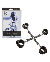 Load image into Gallery viewer, Nocturnal Collection Adjustable Restraint Set - Black Cuffs
