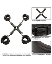 Load image into Gallery viewer, Nocturnal Collection Adjustable Restraint Set - Black Cuffs
