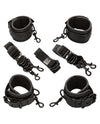 Nocturnal Adventure Adjustable Restraint Kit - Black Cuffs