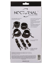 Load image into Gallery viewer, Nocturnal Adventure Adjustable Restraint Kit - Black Cuffs
