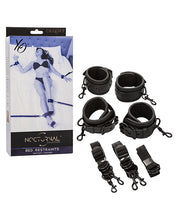 Load image into Gallery viewer, Nocturnal Adventure Adjustable Restraint Kit - Black Cuffs
