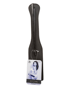 Midnight Pleasure Stitched Paddle - Black for Sensual Play