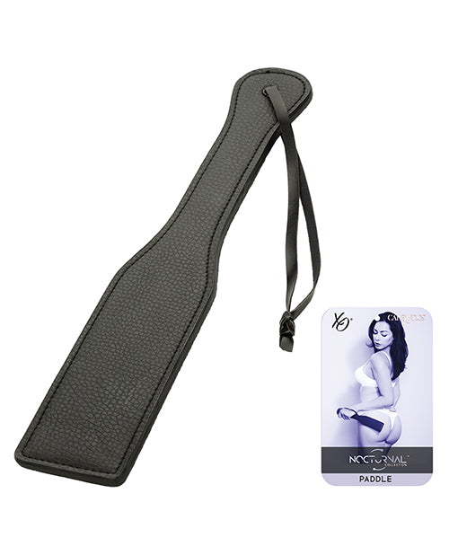 Midnight Pleasure Stitched Paddle - Black for Sensual Play