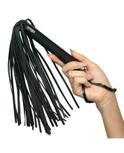 Load image into Gallery viewer, Midnight Sensations Flogger - Noir for Sensory Play
