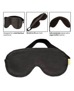 Ultimate Sensory Deprivation Eye Mask - Midnight Black Comfort