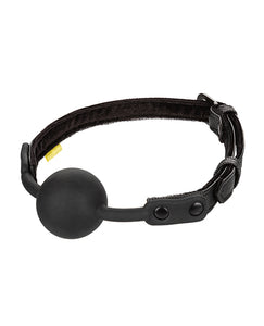 Ultimate Silence Ball Gag - Sort til komfortabel leg