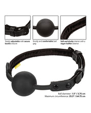 Charger l&#39;image dans la visionneuse de la galerie, Ultimate Silence Ball Gag - Noir pour un jeu confortable
