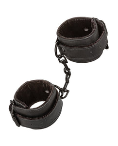 Ultimate Restraint Wrist Cuffs - Ebony för Bekväm Lek