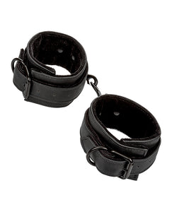 Limitless Ankle Restraints - Noir pour une bondage confortable