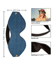 Load image into Gallery viewer, Denim Delight Sensory Eye Mask for Ultimate Comfort
